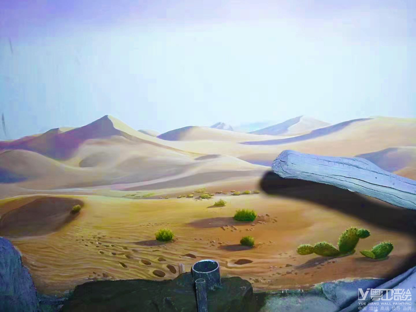 浩瀚无边---沙漠景观墙画